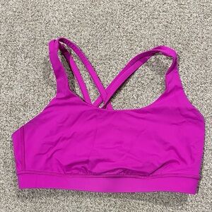 lululemon athletica Magenta Sports Bra